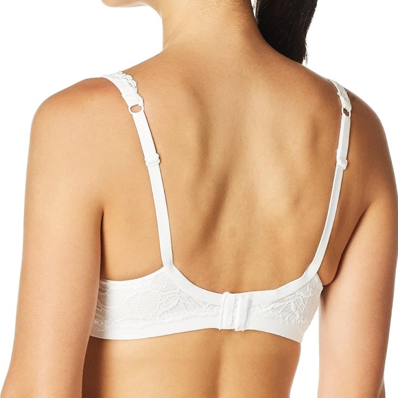Bali Lace Desire Underwire Bra, Full-Coverage Size 38C White - Picture 3 of 8